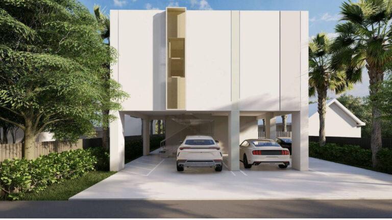 side view rendering 226 N K street lake worth beach